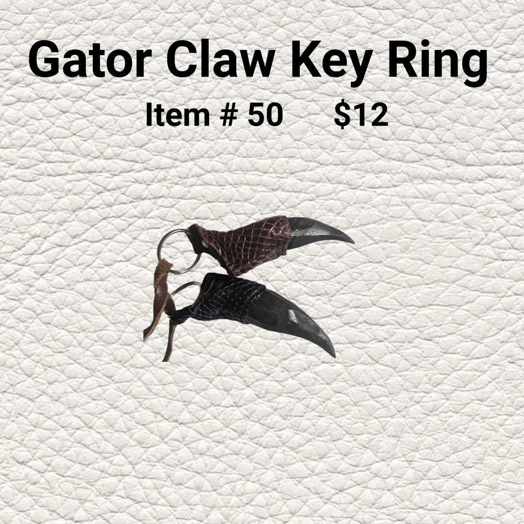 Wooden Claw Key Ring – Handcrafted Rustic Keychain