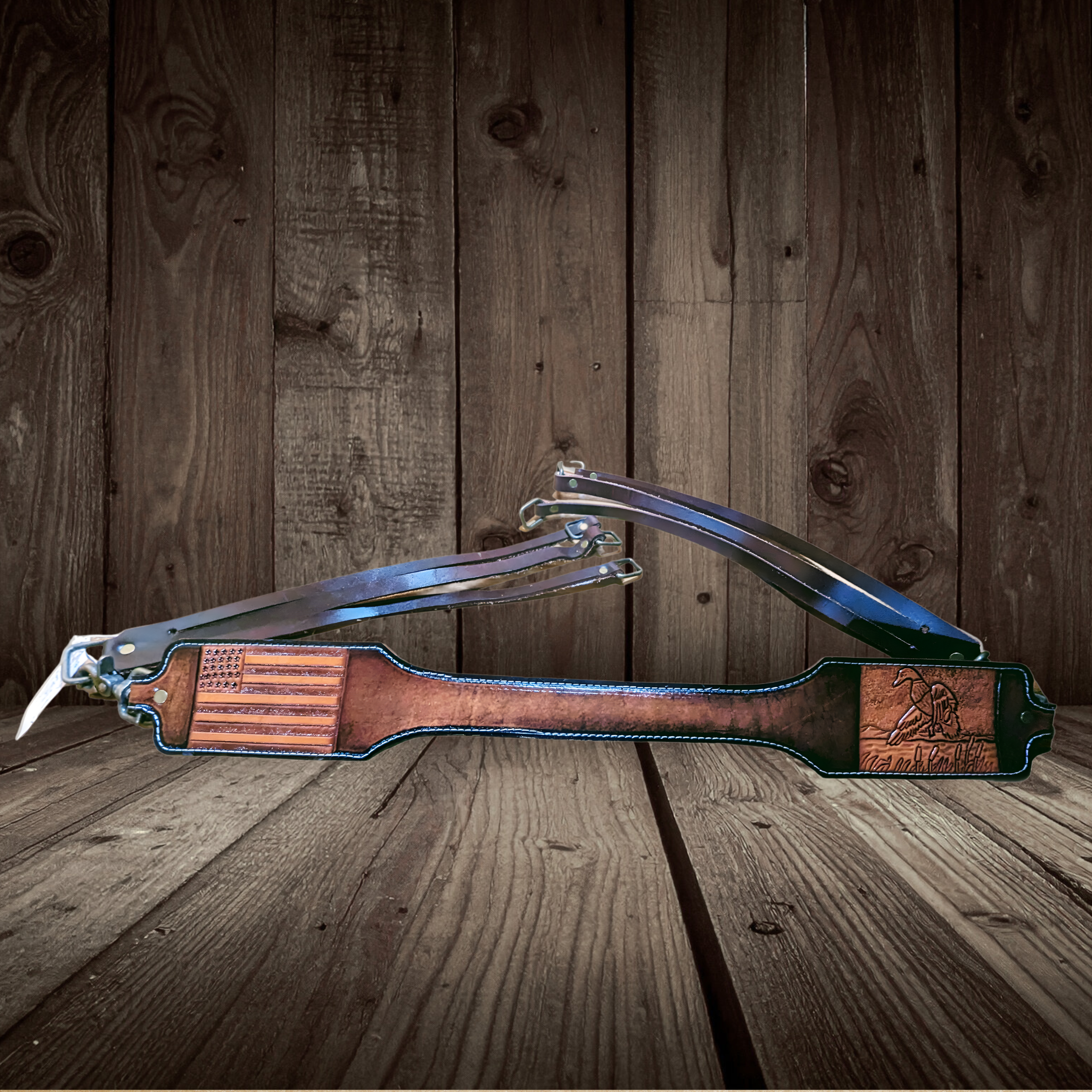 Handcrafted Leather Duck Lanyards