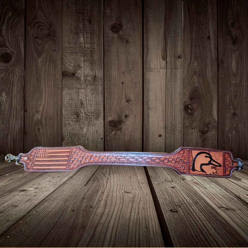 Handcrafted Leather Duck Lanyards