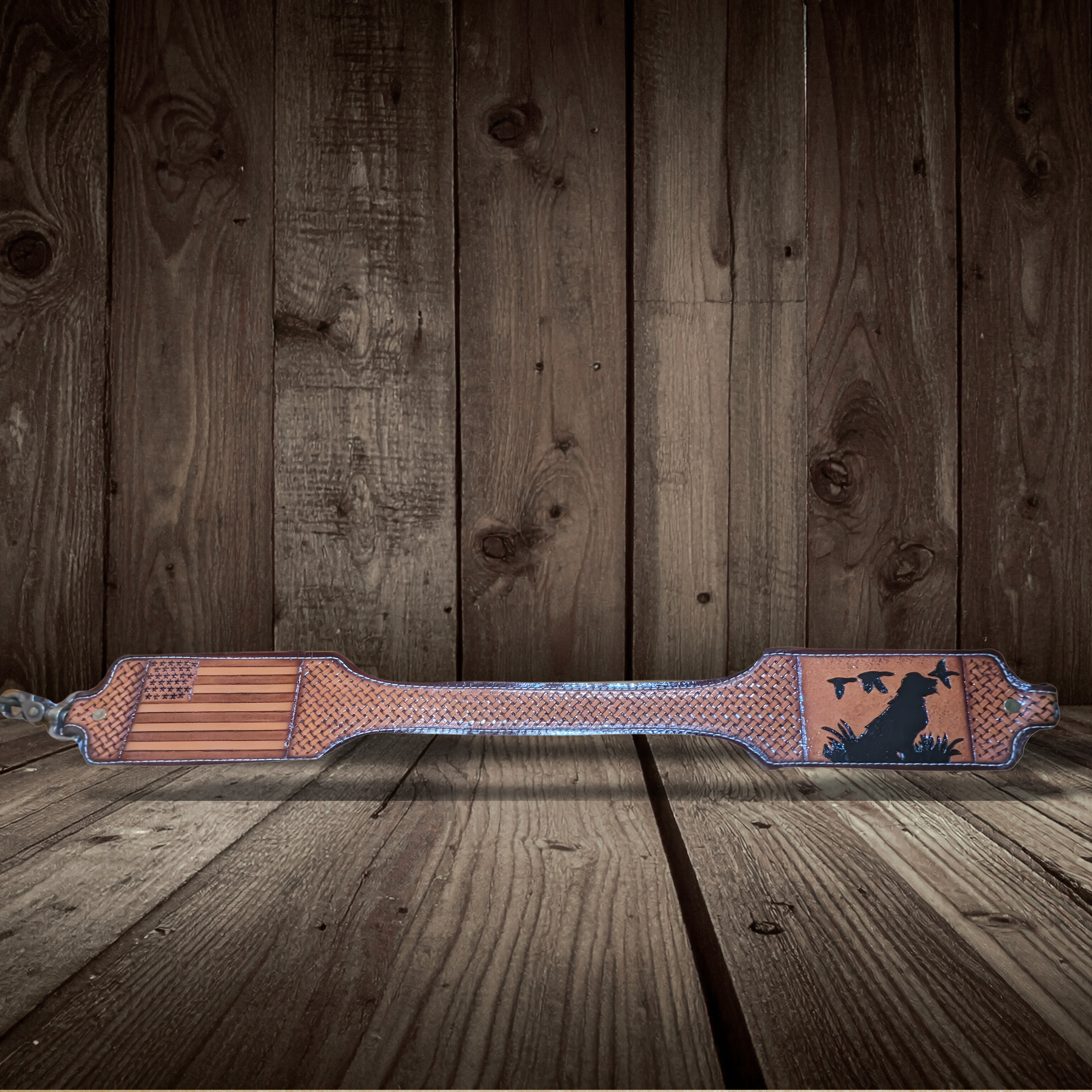 Handcrafted Leather Duck Lanyards